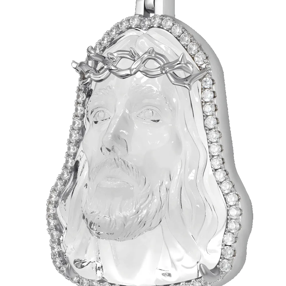 Arcenciel Gospel Transparent Jesus Pendant