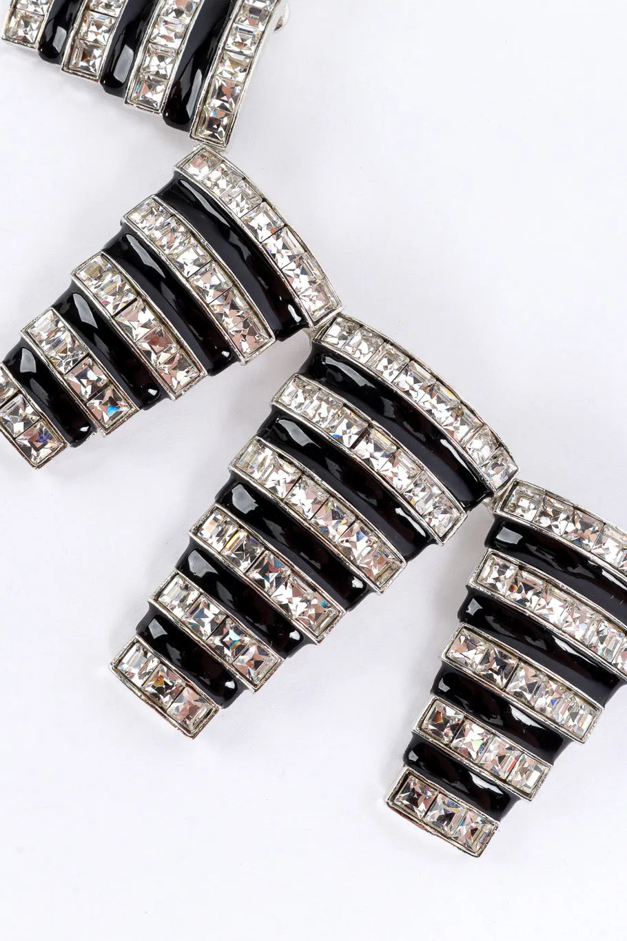 Art Deco Column Pendant Necklace