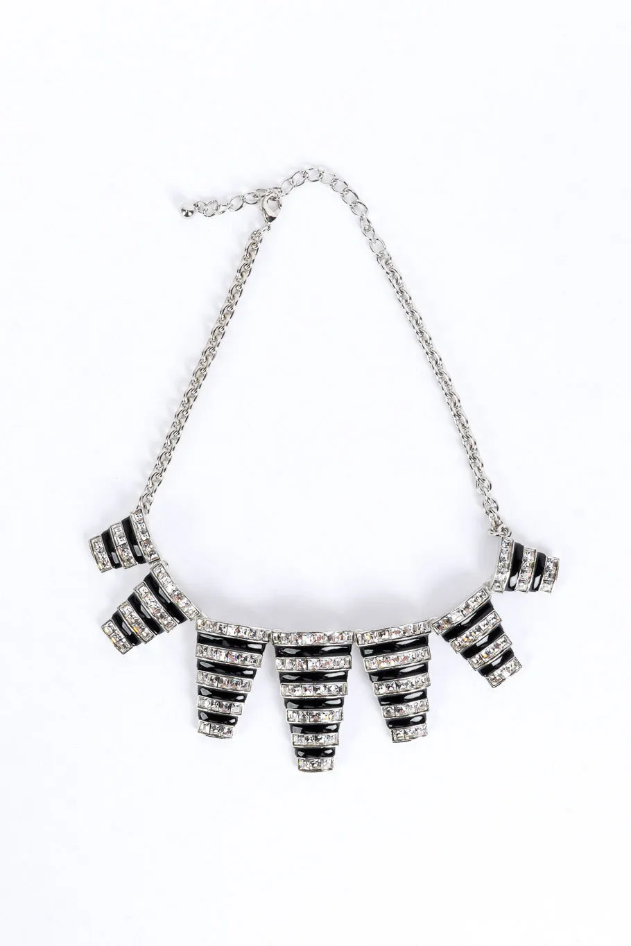 Art Deco Column Pendant Necklace