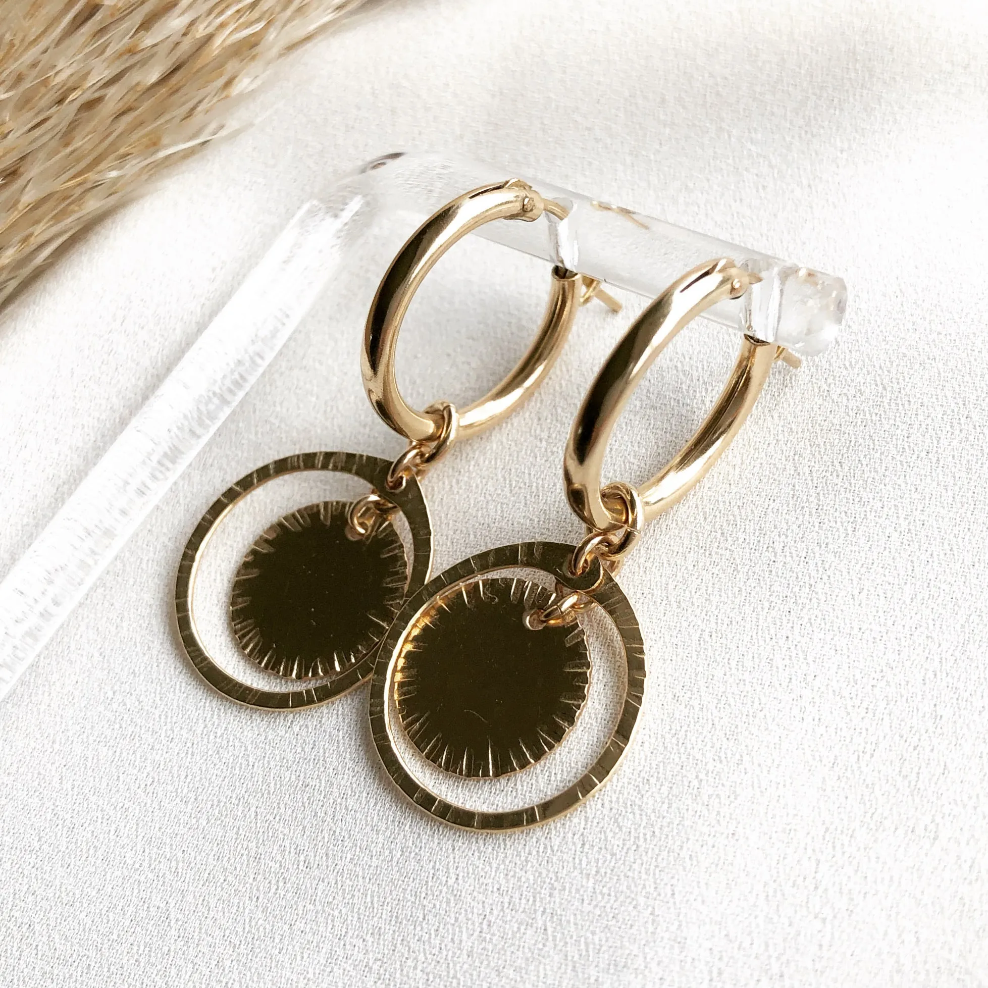 AURUM HOOP EARRINGS