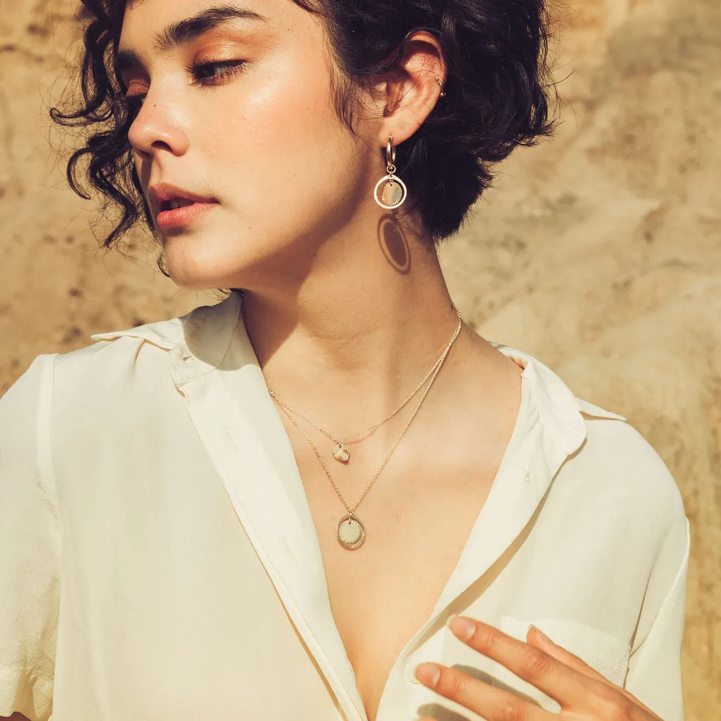 AURUM HOOP EARRINGS