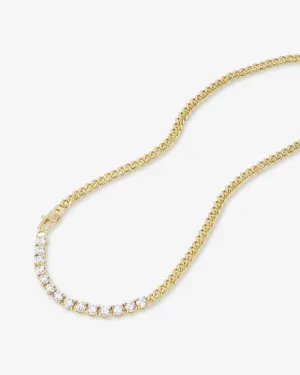 Baby Julian REALLY Loves Diamonds Necklace 16”