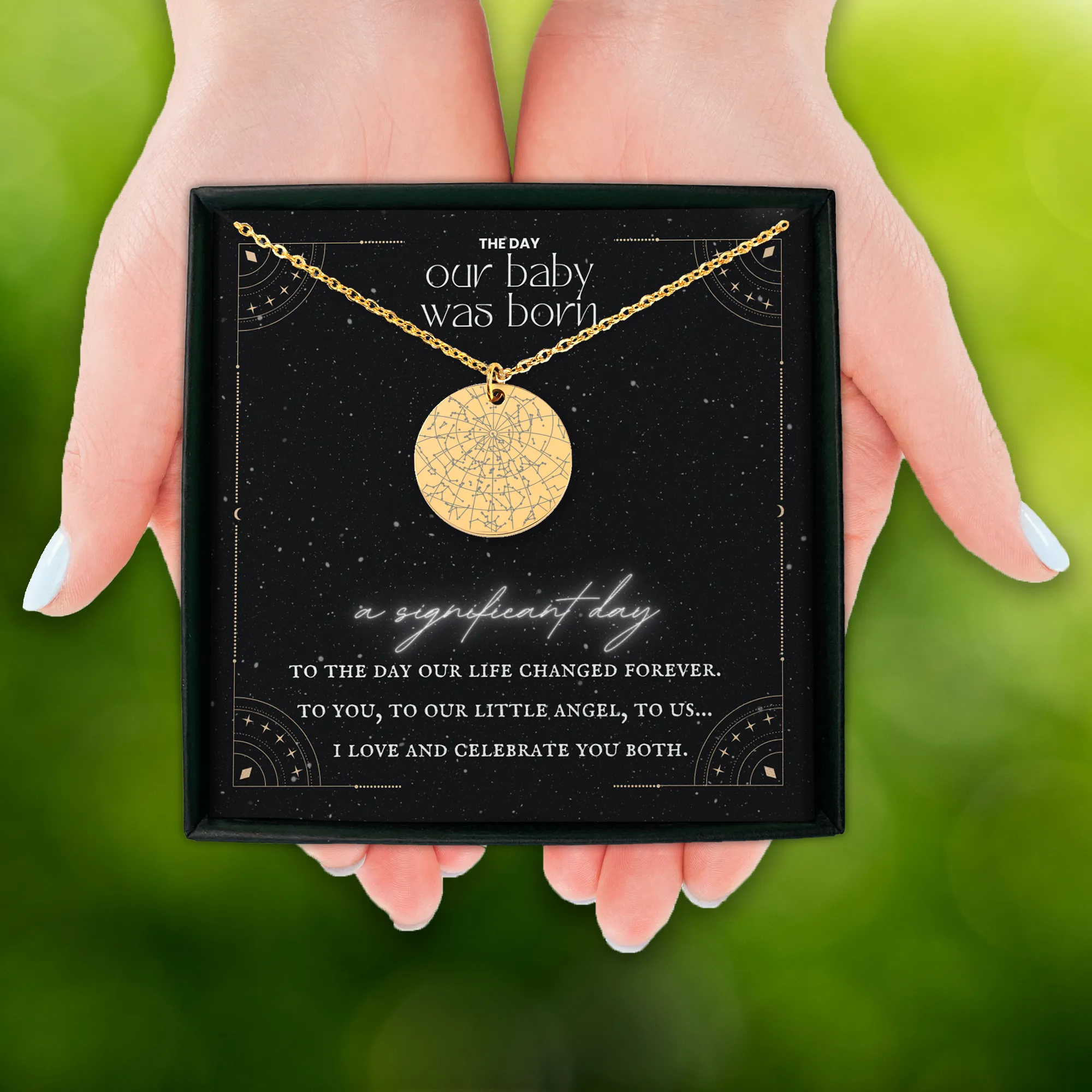 Baby Star Map Necklace