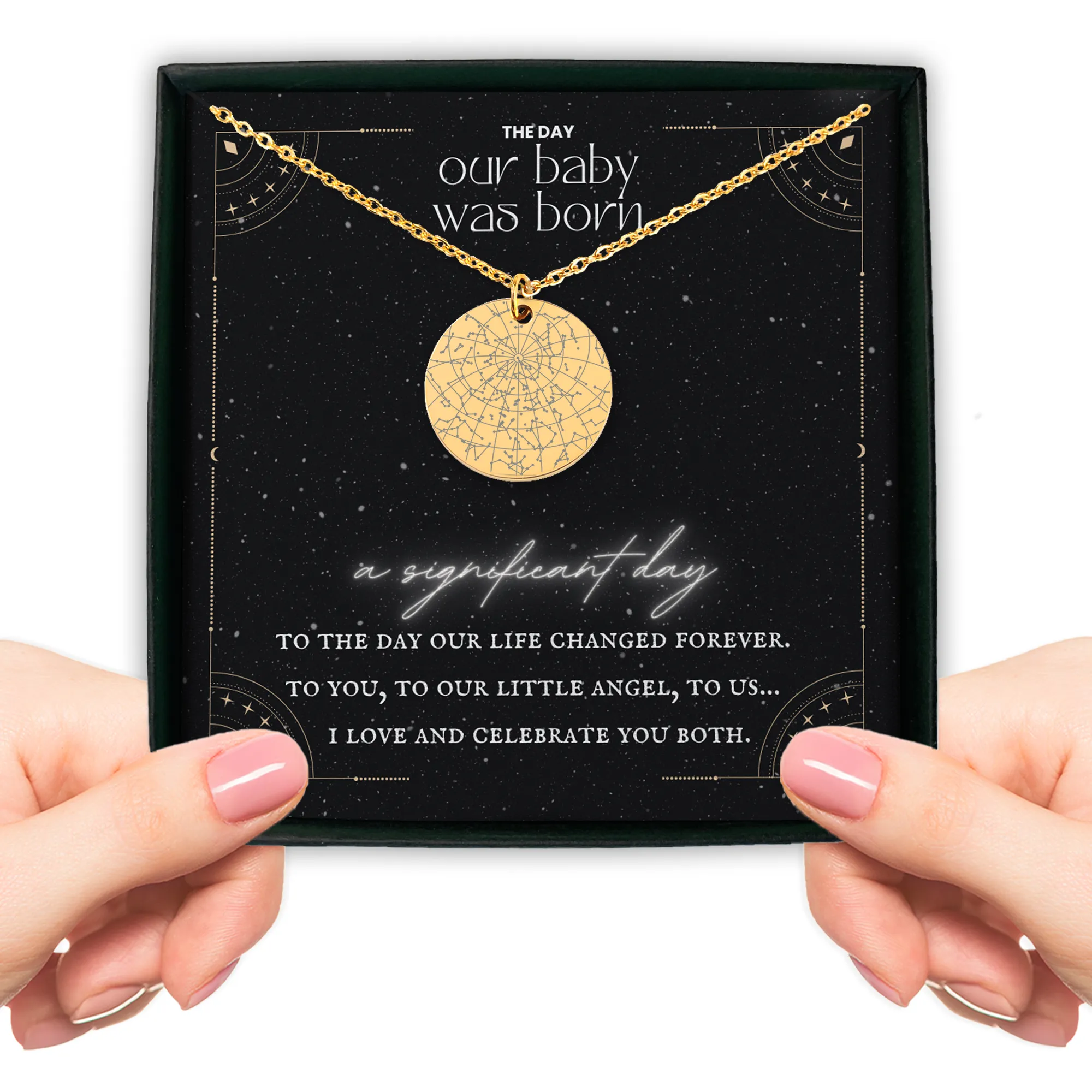 Baby Star Map Necklace