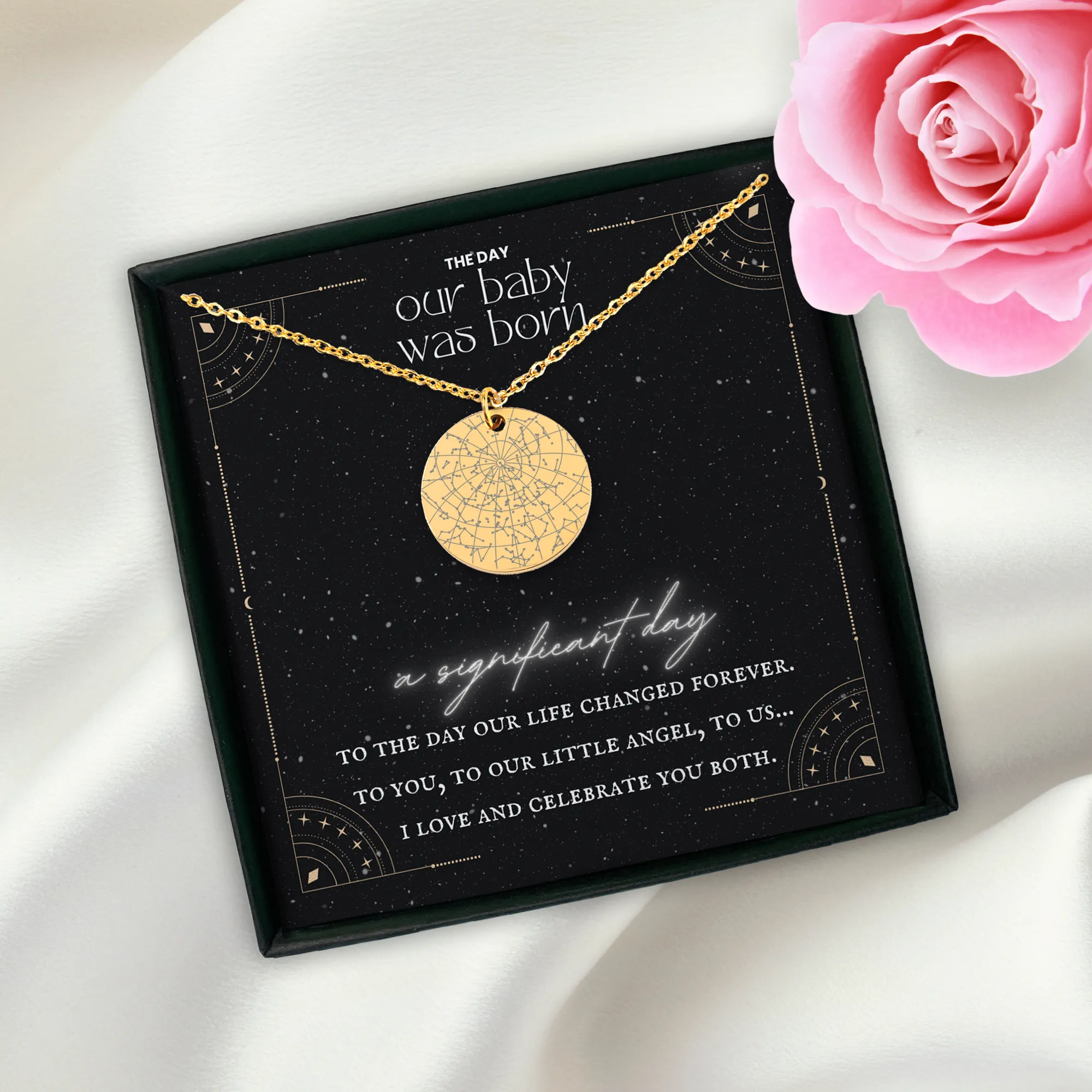 Baby Star Map Necklace