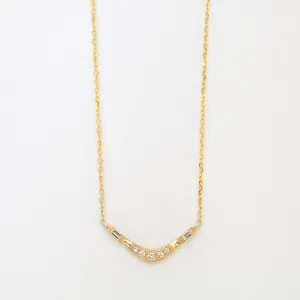 Baguette Wave Necklace