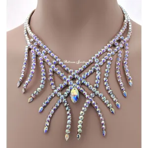 Ballroom Crystal Fringe Necklace
