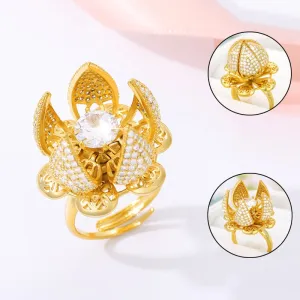 Beautiful Blooming Flower Ring