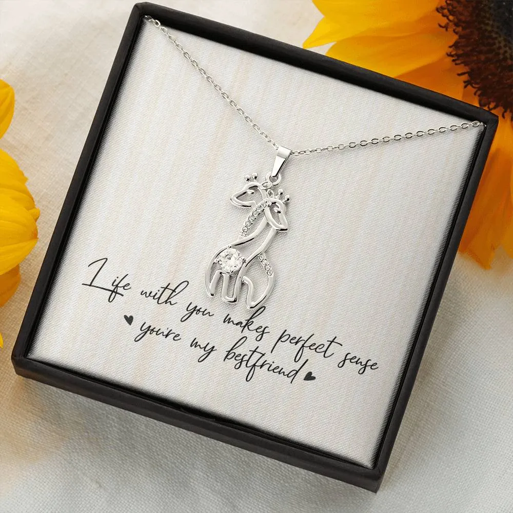 Best Friends Giraffe Necklace