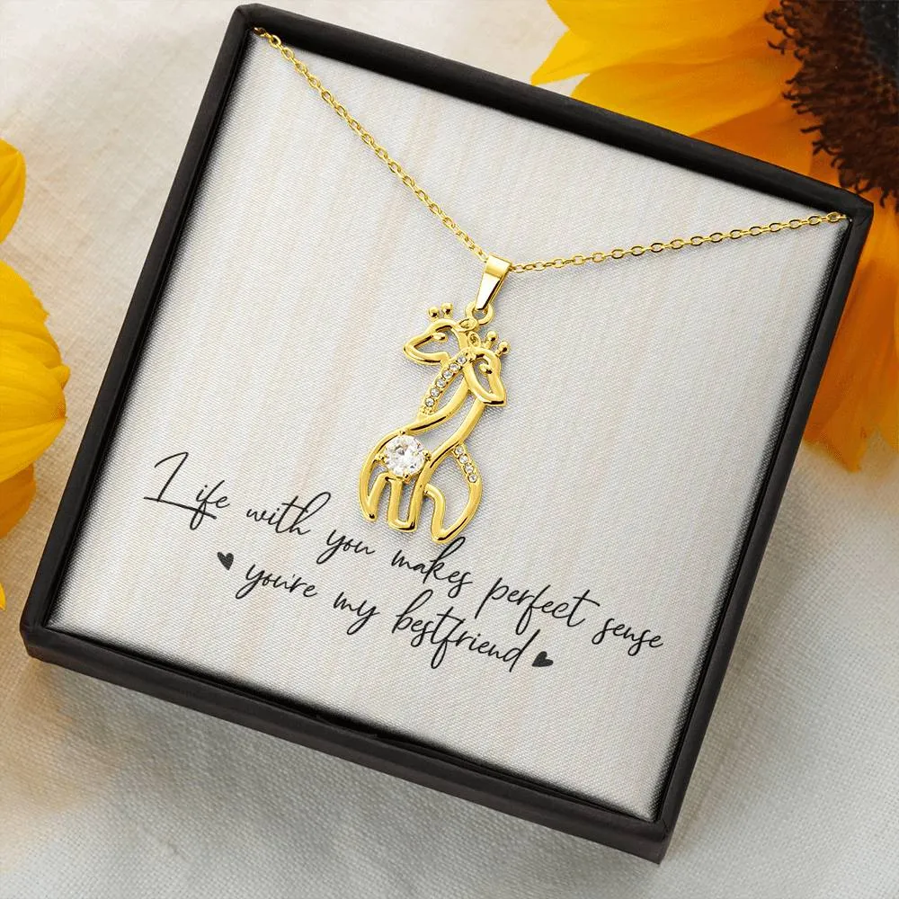 Best Friends Giraffe Necklace