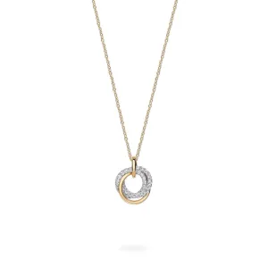 Birks Rosee du Mati Yellow Gold Circle Small Pendant Necklace