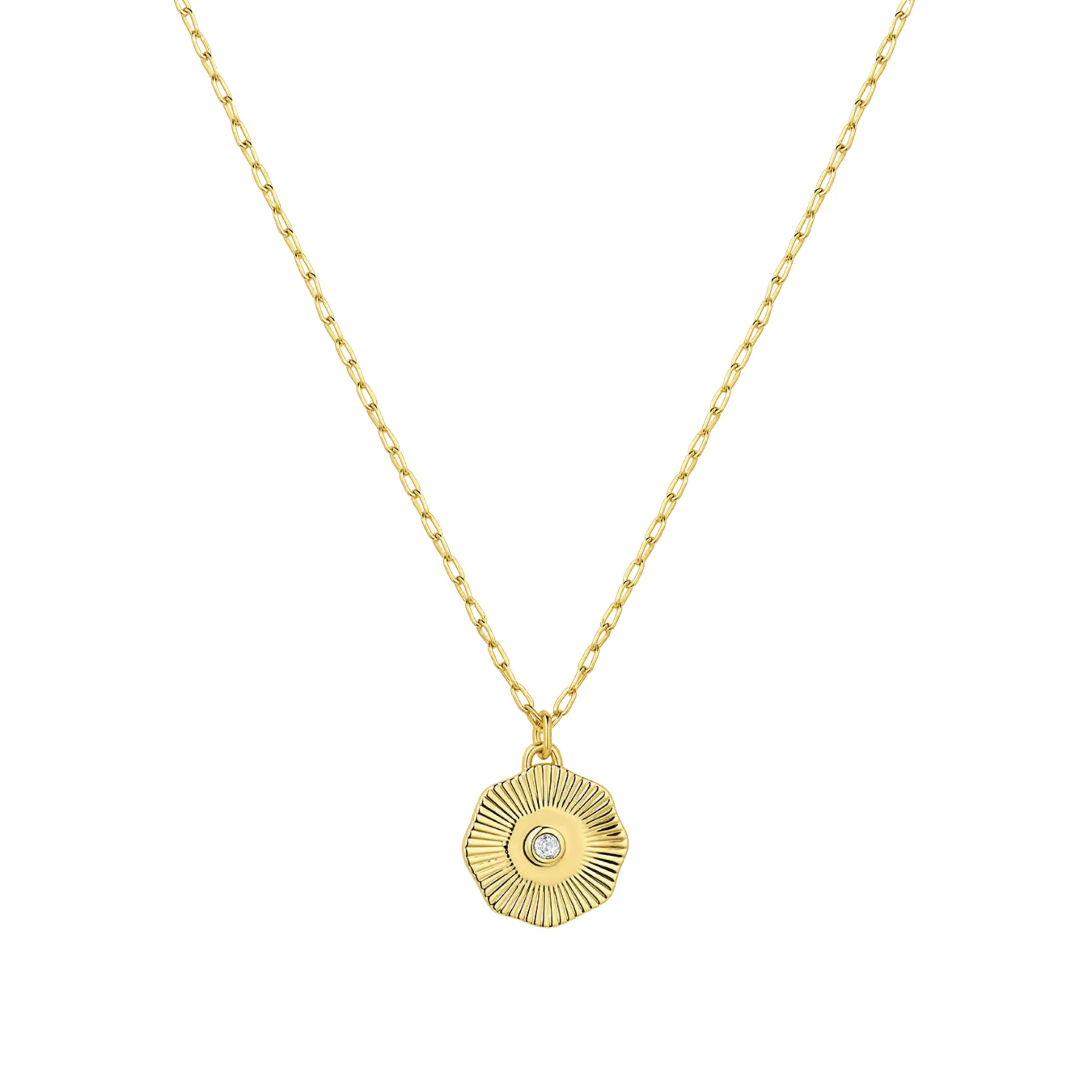 Birthstone Coin Necklace (Multiple Styles Available)