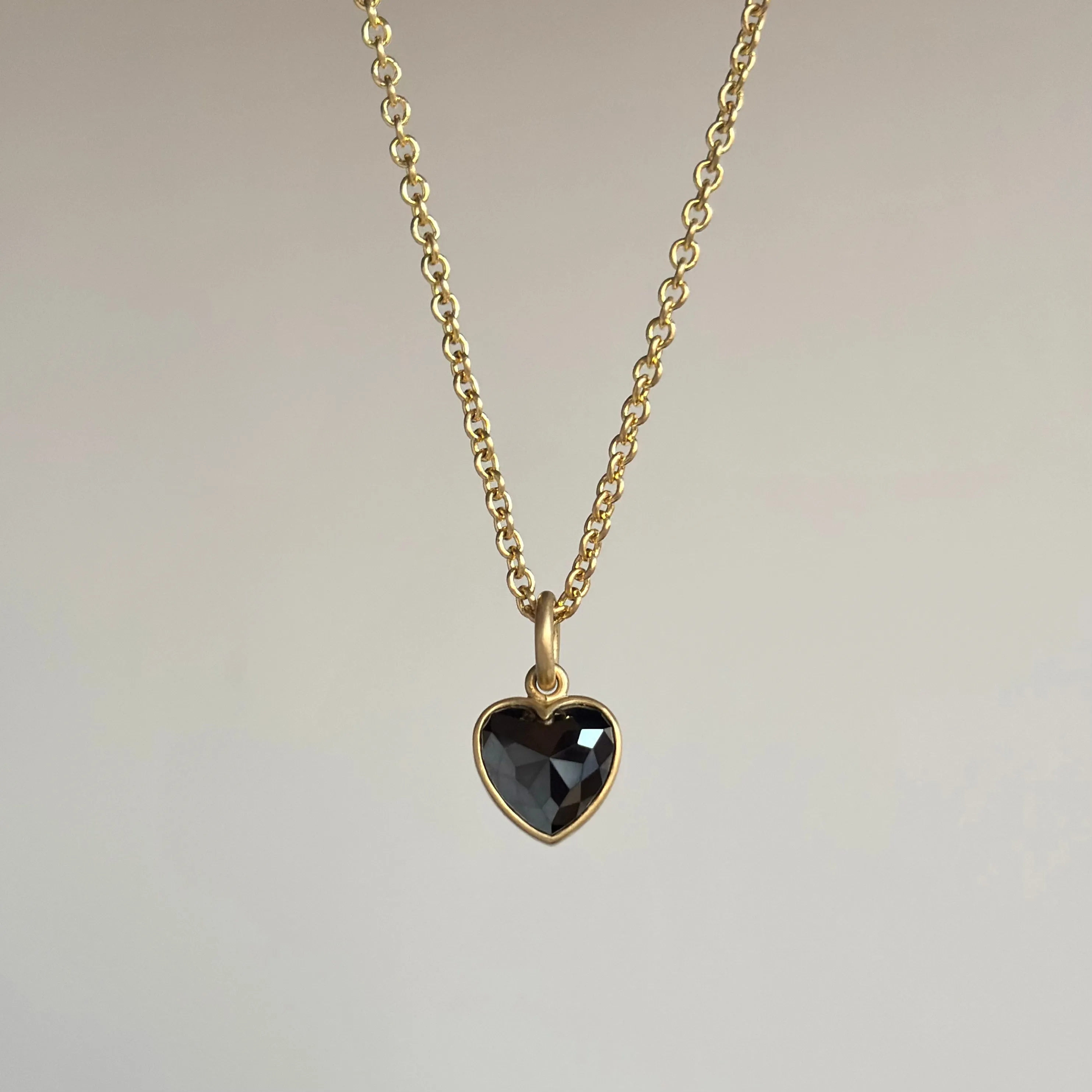 Black Diamond Sweetheart Pendant