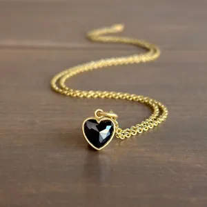 Black Diamond Sweetheart Pendant