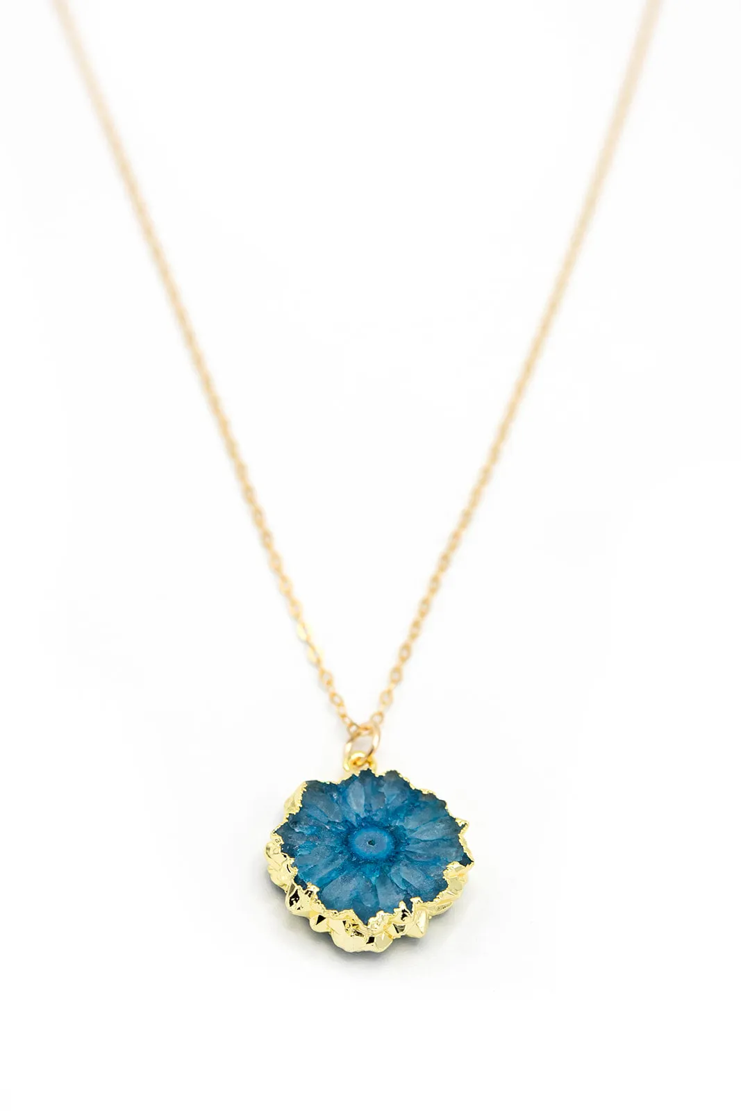 Blue Agate Necklace