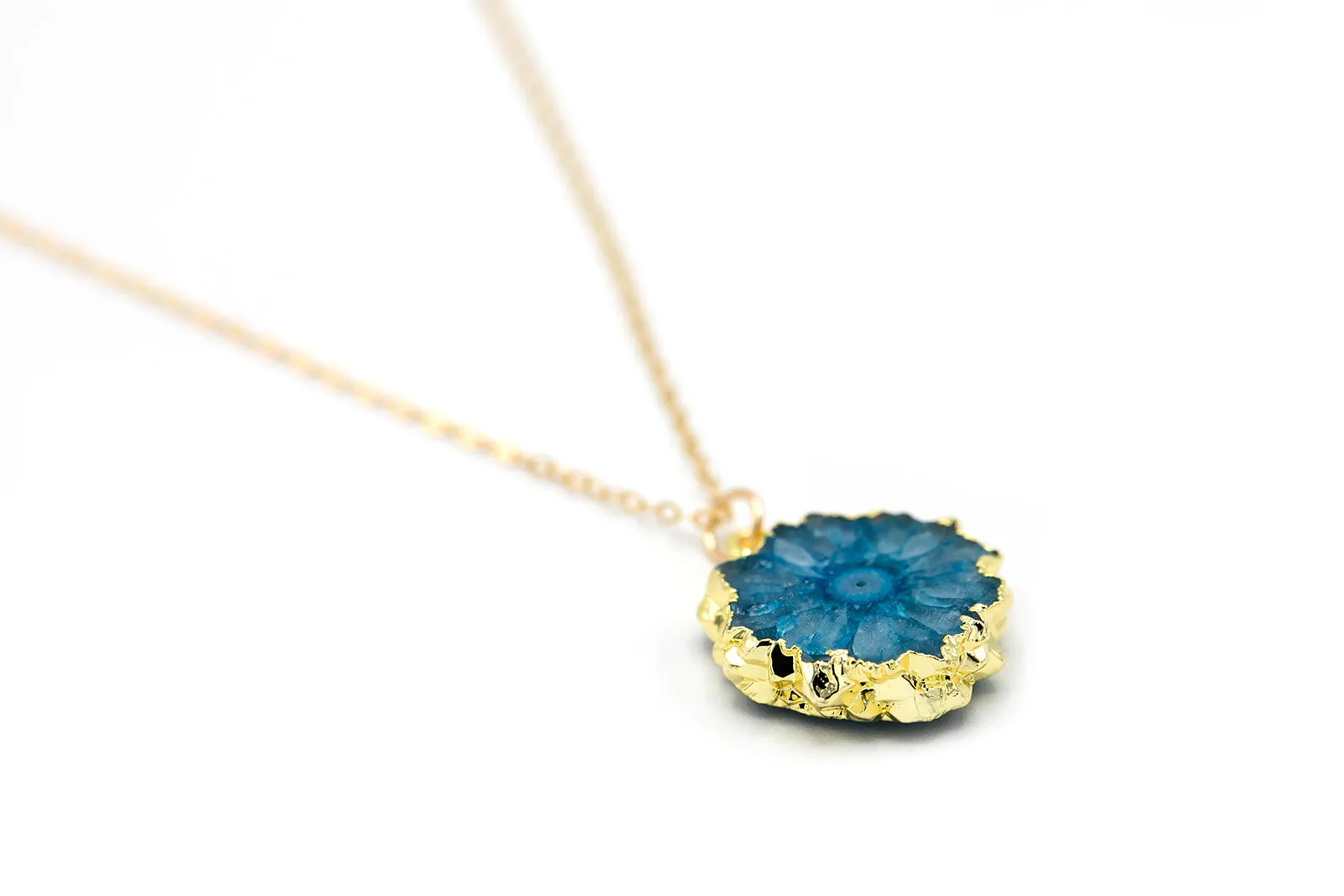 Blue Agate Necklace