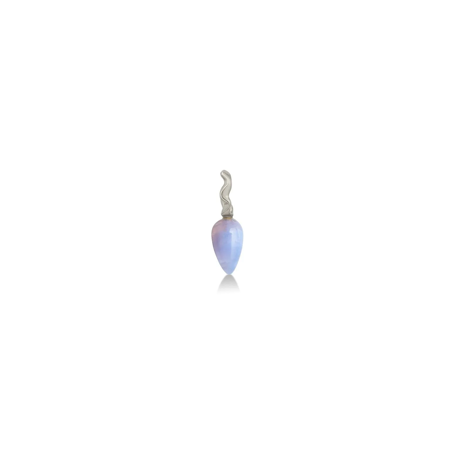 Blue Lace Agate Drop Charm