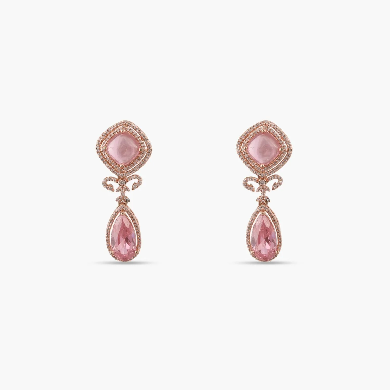 Blush Nakshatra CZ Necklace Set