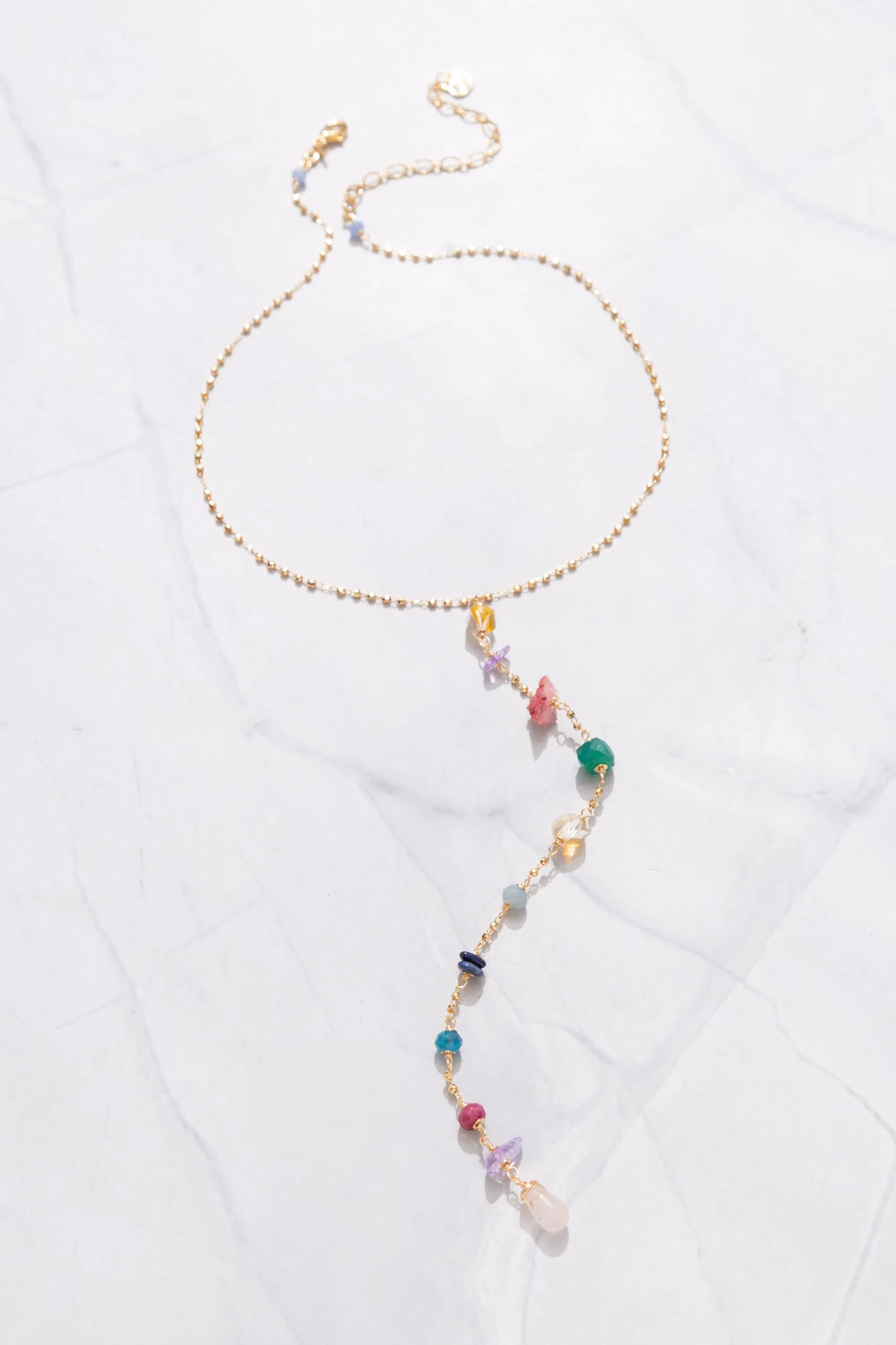 Bright Mix Fashion Stone Necklace
