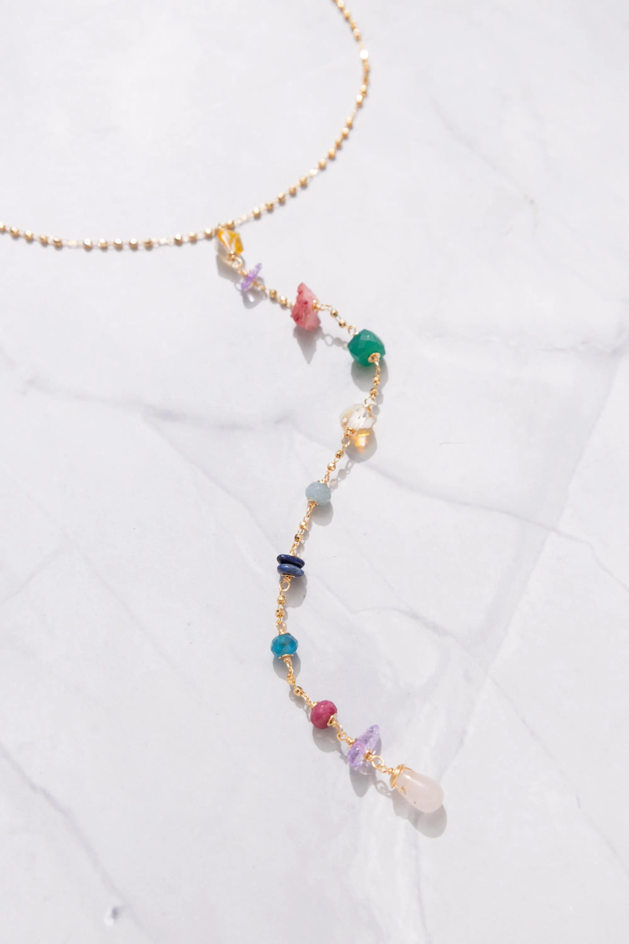 Bright Mix Fashion Stone Necklace