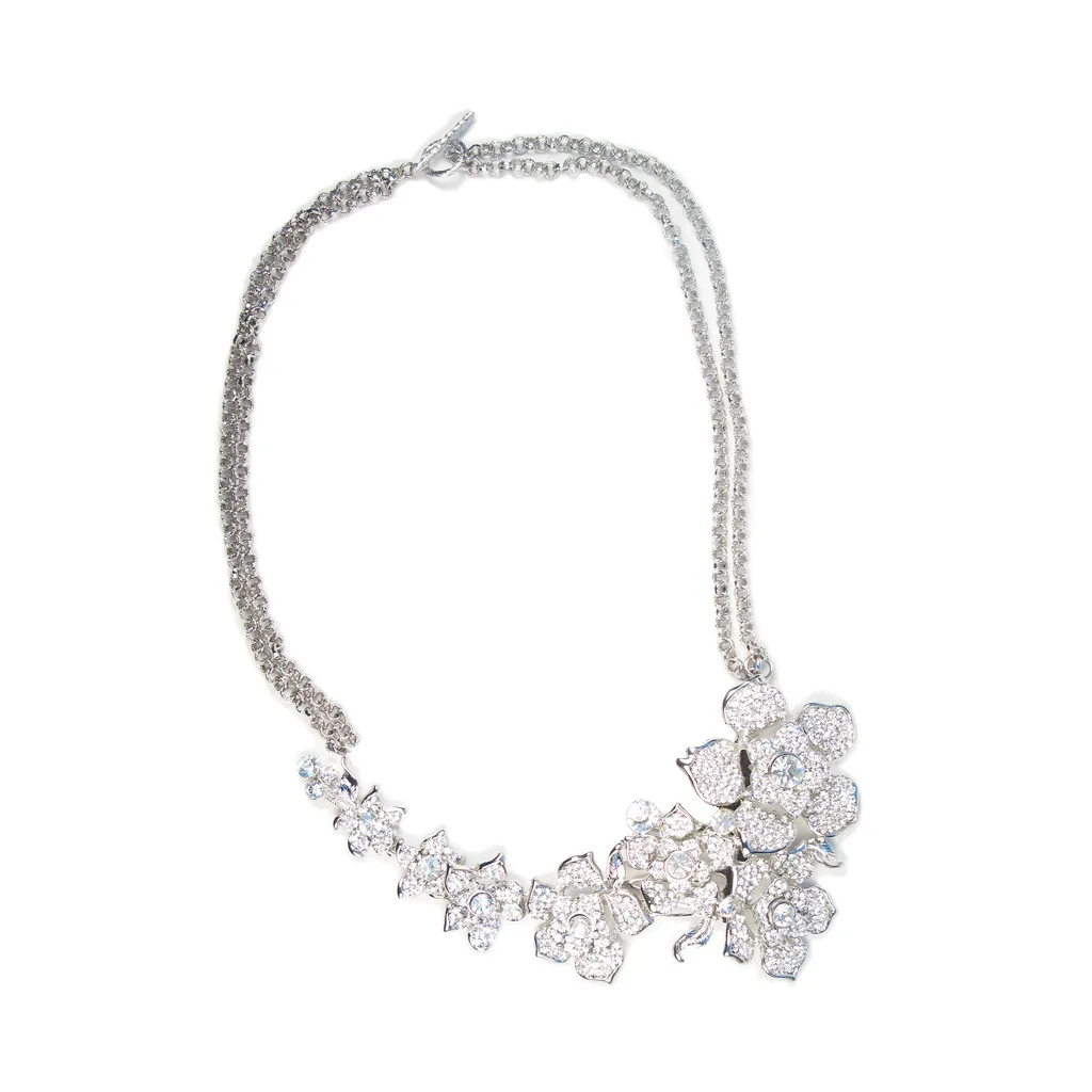 Cascading Orchid Heirloom Necklace