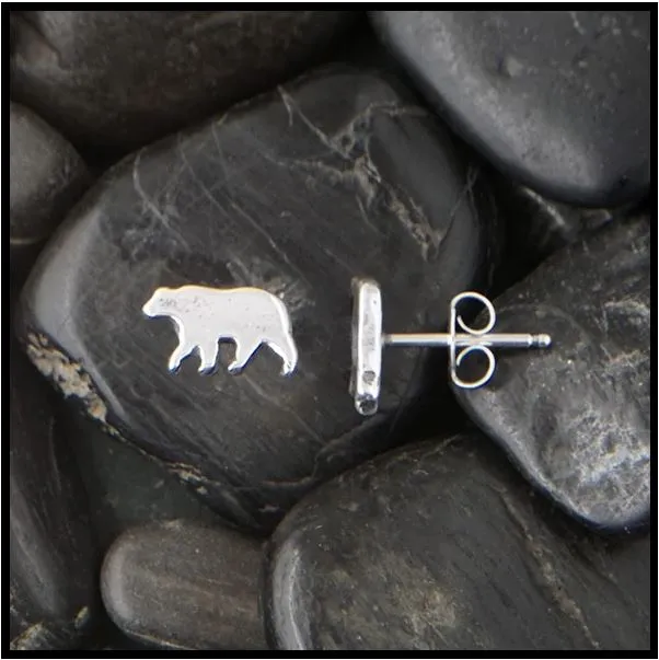 Celtic Bear Pendant and Earring Set
