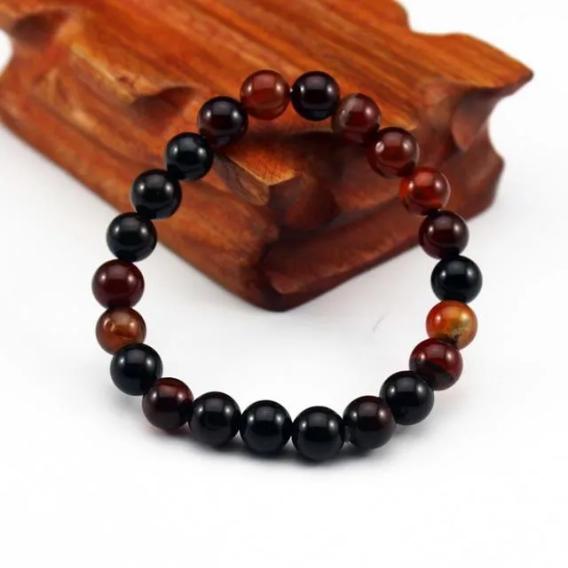 Chakra Natural Crystal Stone Stretch Bracelets 8mm