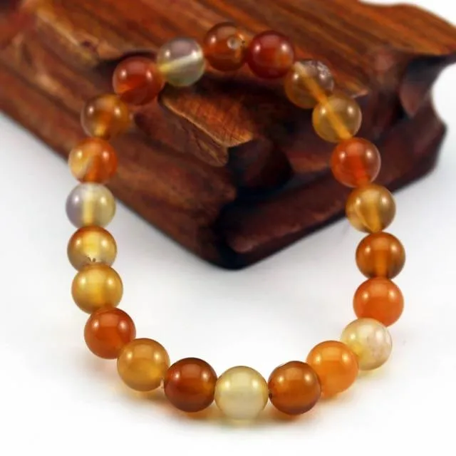 Chakra Natural Crystal Stone Stretch Bracelets 8mm