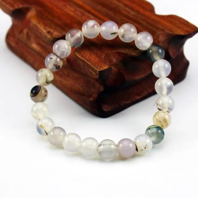 Chakra Natural Crystal Stone Stretch Bracelets 8mm