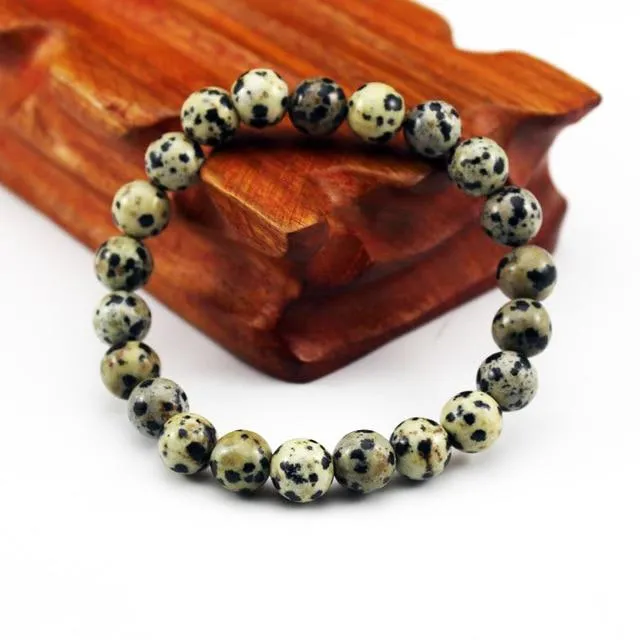 Chakra Natural Crystal Stone Stretch Bracelets 8mm