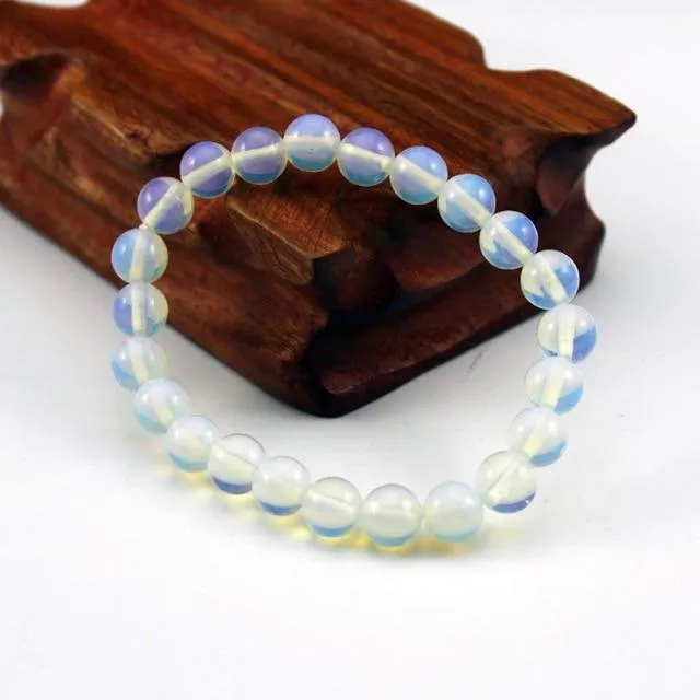 Chakra Natural Crystal Stone Stretch Bracelets 8mm