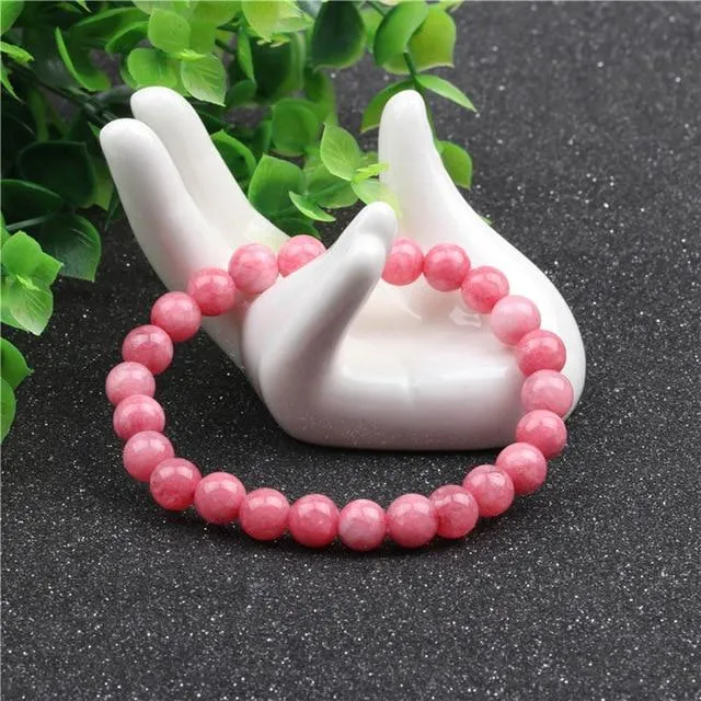 Chakra Natural Crystal Stone Stretch Bracelets 8mm