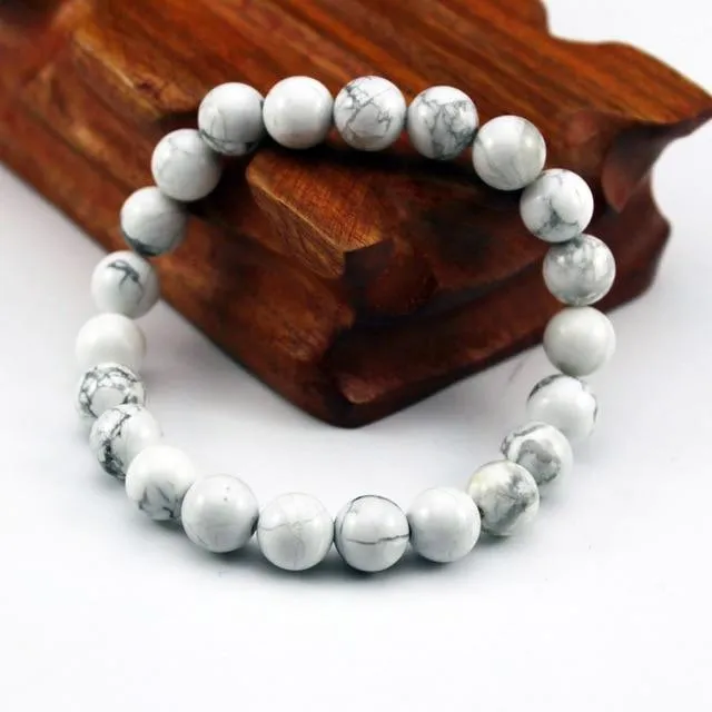 Chakra Natural Crystal Stone Stretch Bracelets 8mm