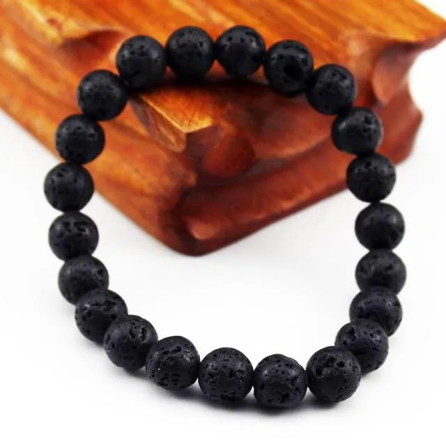 Chakra Natural Crystal Stone Stretch Bracelets 8mm