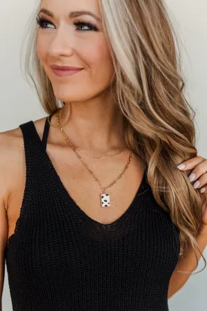 Charming Days Necklace & Earring Set- Ivory