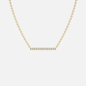 Classic Diamond Bar Necklace