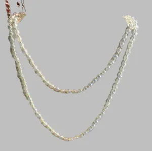 Clear Opalescent Necklace
