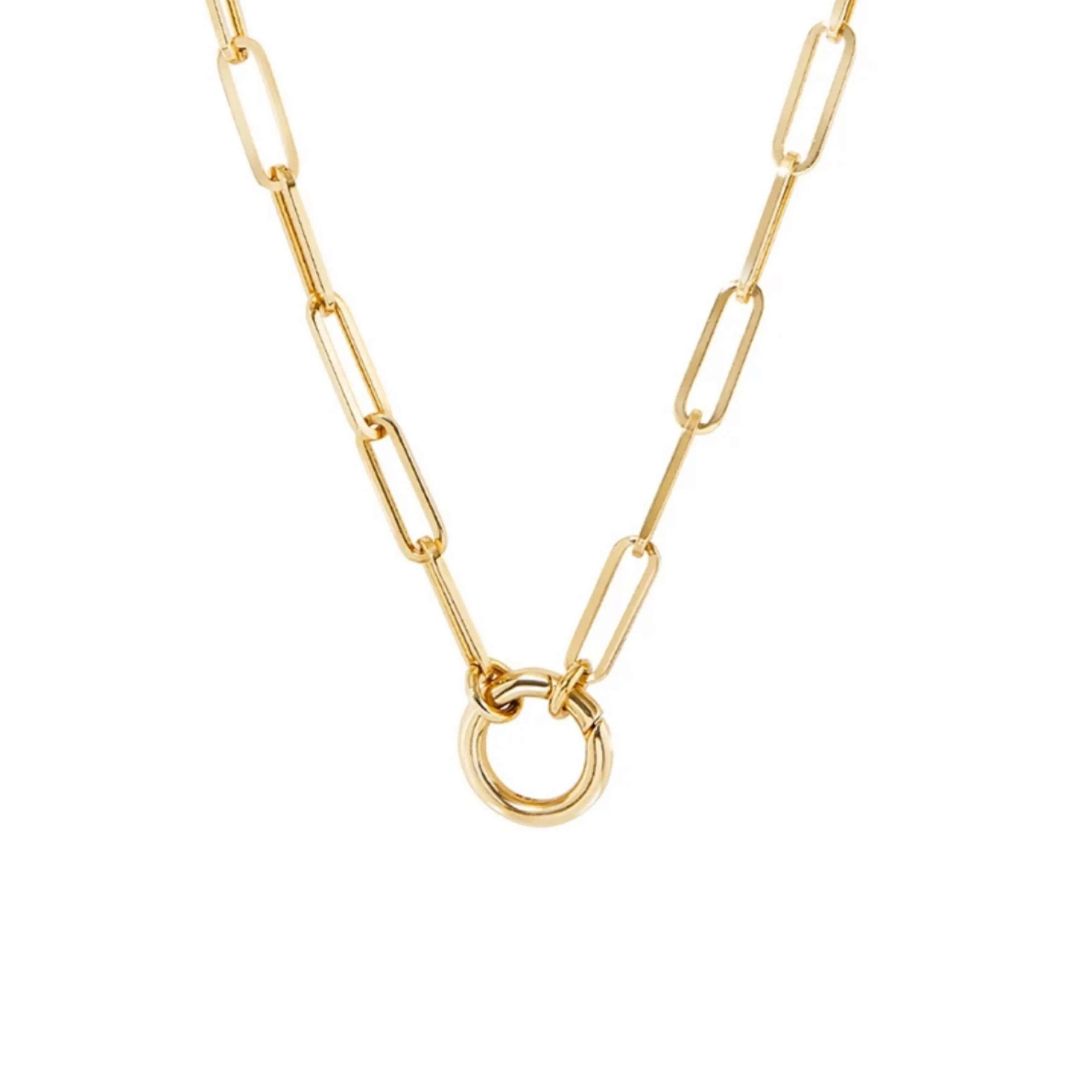 Coffee Now, Wine Later Charms Necklace - Gold