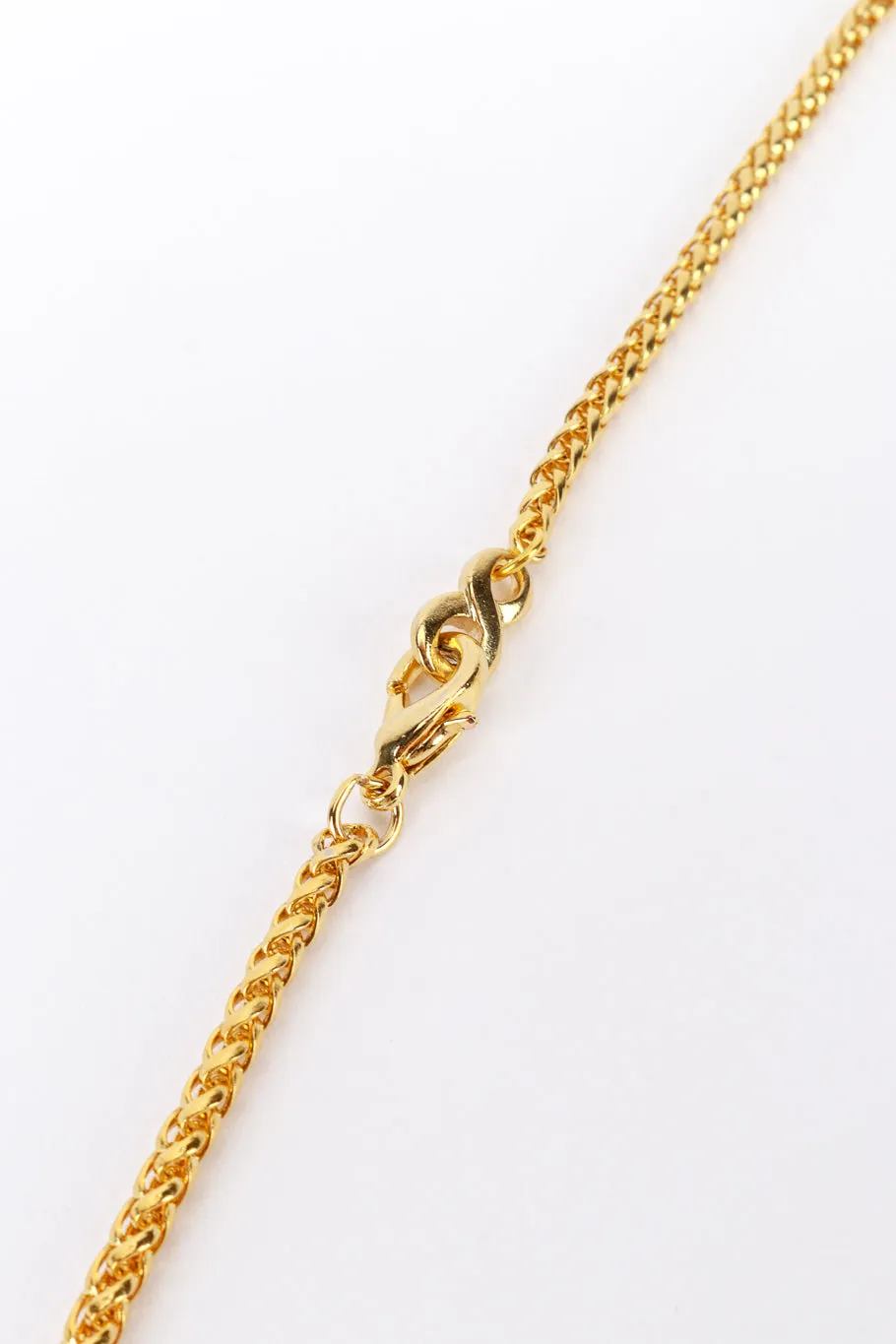 Coiled Crystal Snake Pendant Necklace