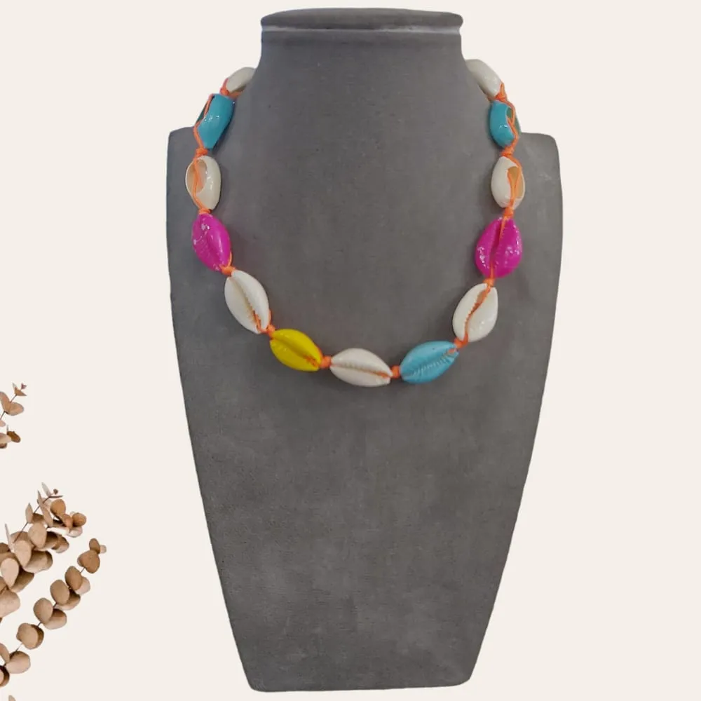 Colorful Sea Shell Necklace