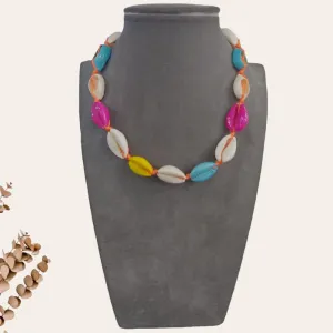 Colorful Sea Shell Necklace