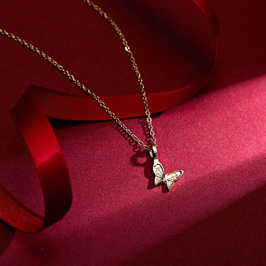 Combo Of 2 Butterfly and Single Circle Pendant