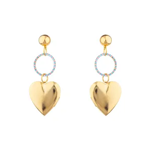 COMET HEART EARRINGS