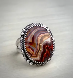 Crazy Lace Jasper Ring