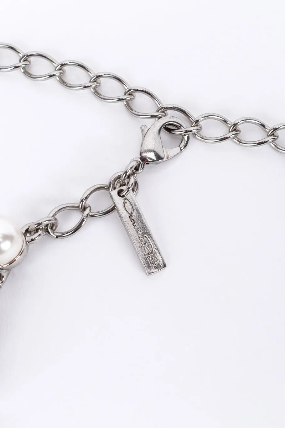 Crystal & Pearl Collar Necklace