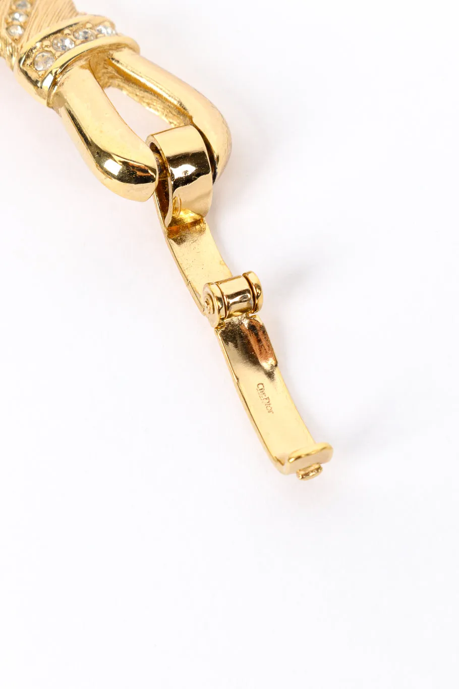Crystal Bar Link Collar Necklace