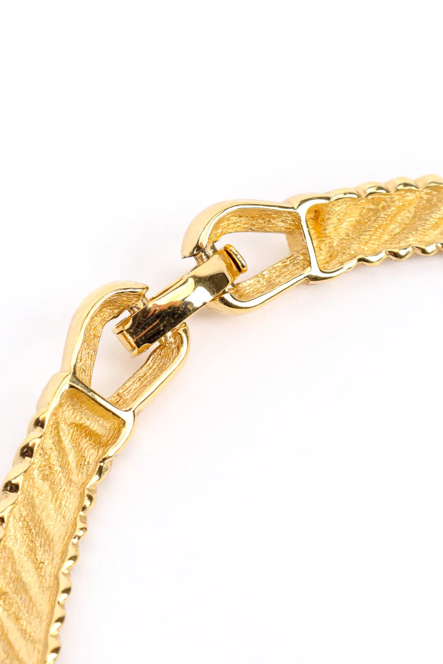Crystal Bar Link Collar Necklace