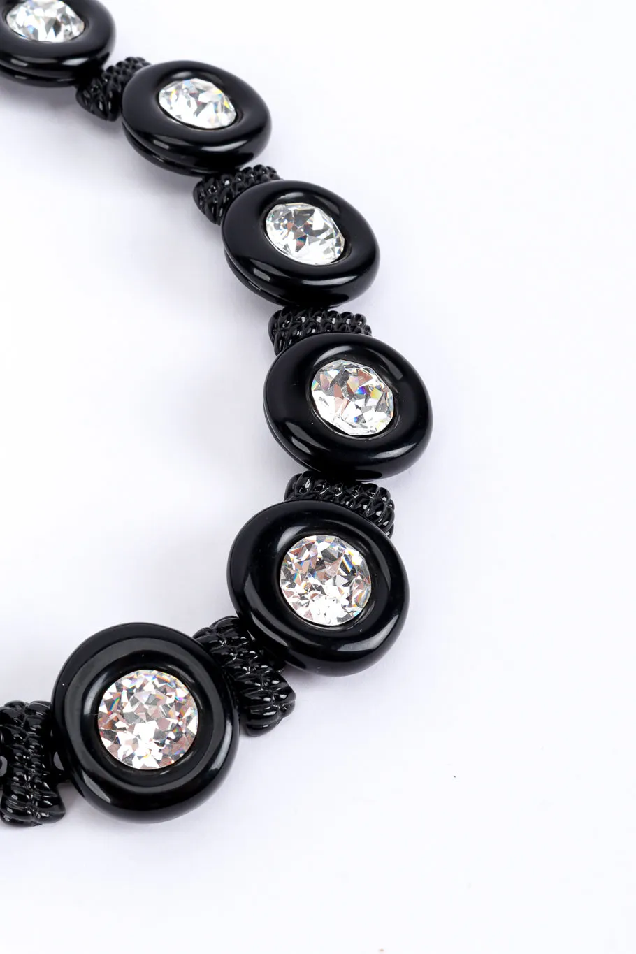 Crystal Circle Collar Necklace