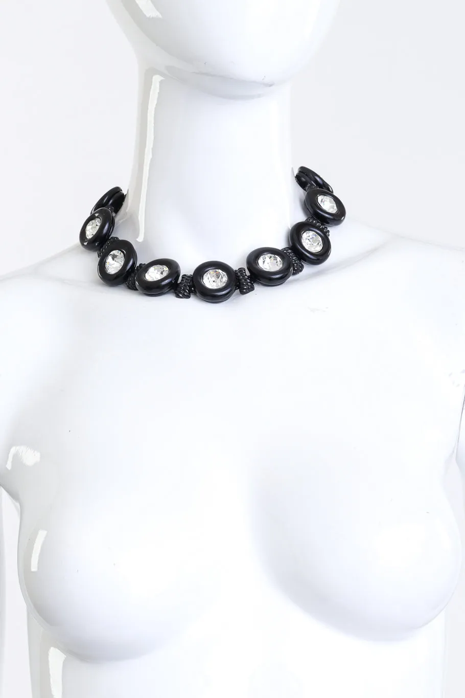 Crystal Circle Collar Necklace