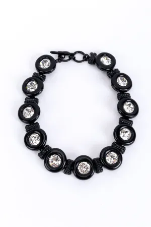 Crystal Circle Collar Necklace